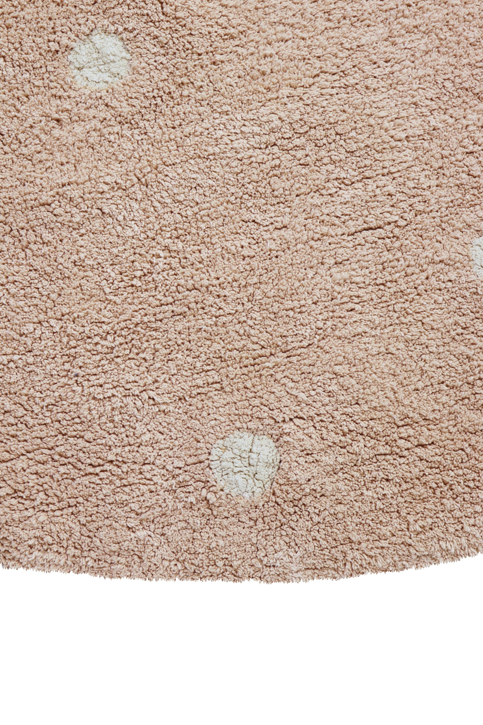 Round Dot Washable Rug