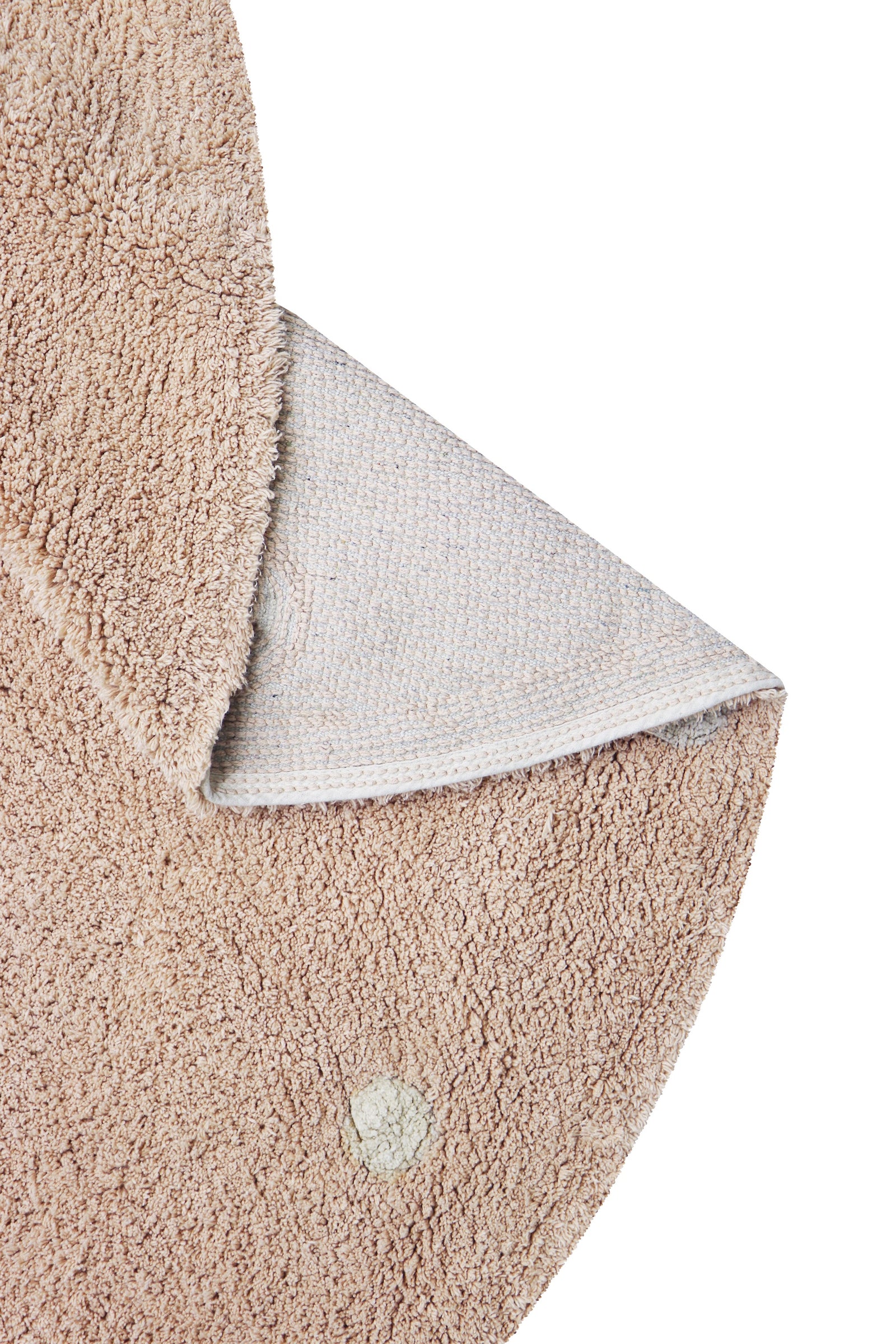 Round Dot Washable Rug