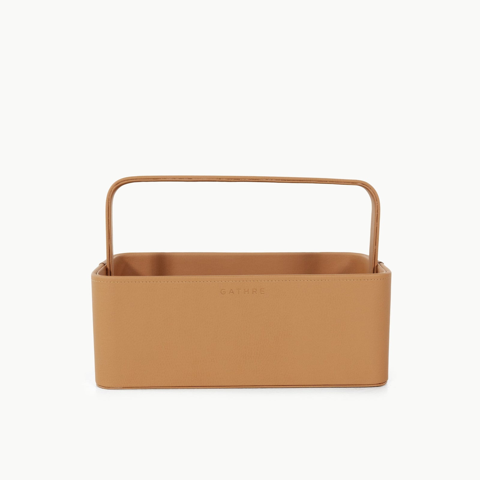 Small Vegan Leather Storage Caddy