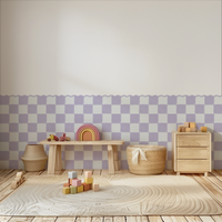 Checkered Molding Wall Decal Panels