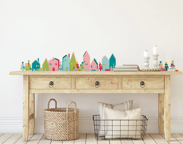Christmas Village Wall Decals