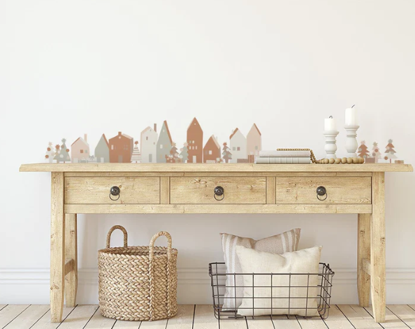 Christmas Village Wall Decals