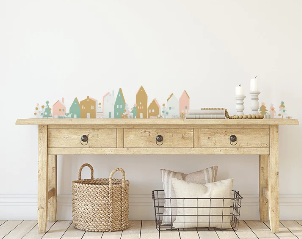 Christmas Village Wall Decals