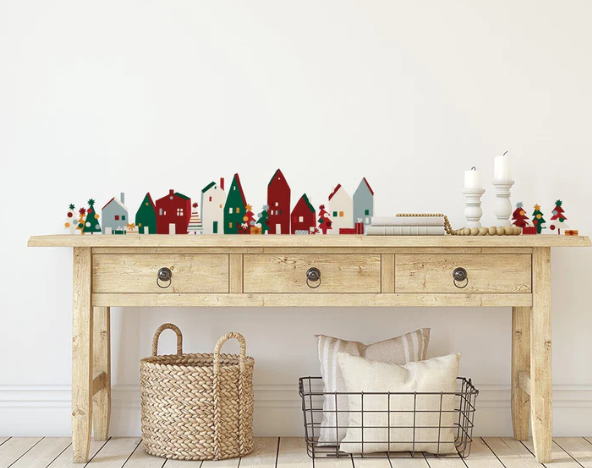 Christmas Village Wall Decals