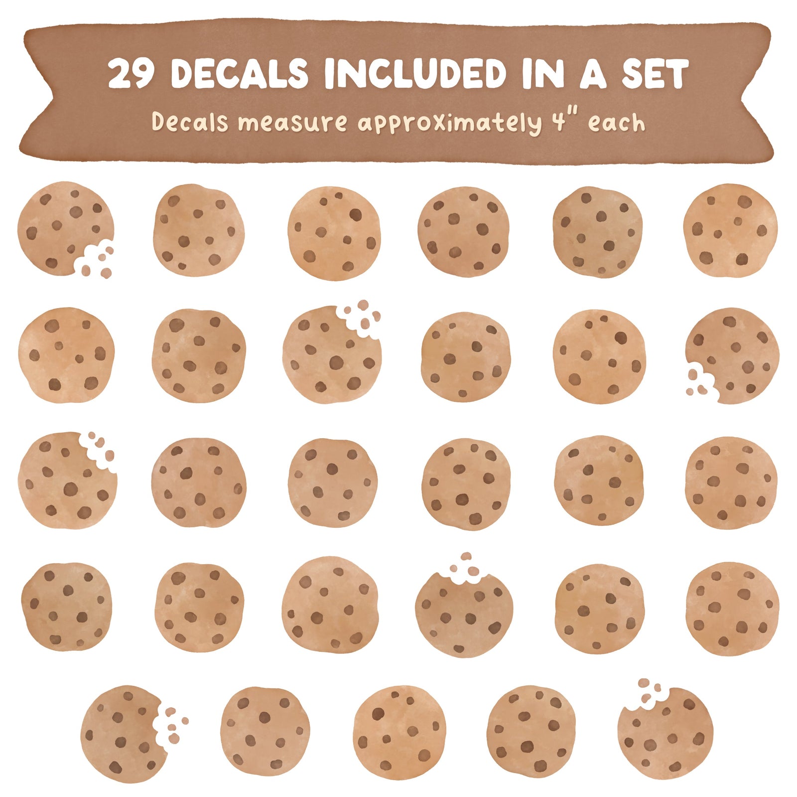 Accept All Cookies Fabric Wall Decals