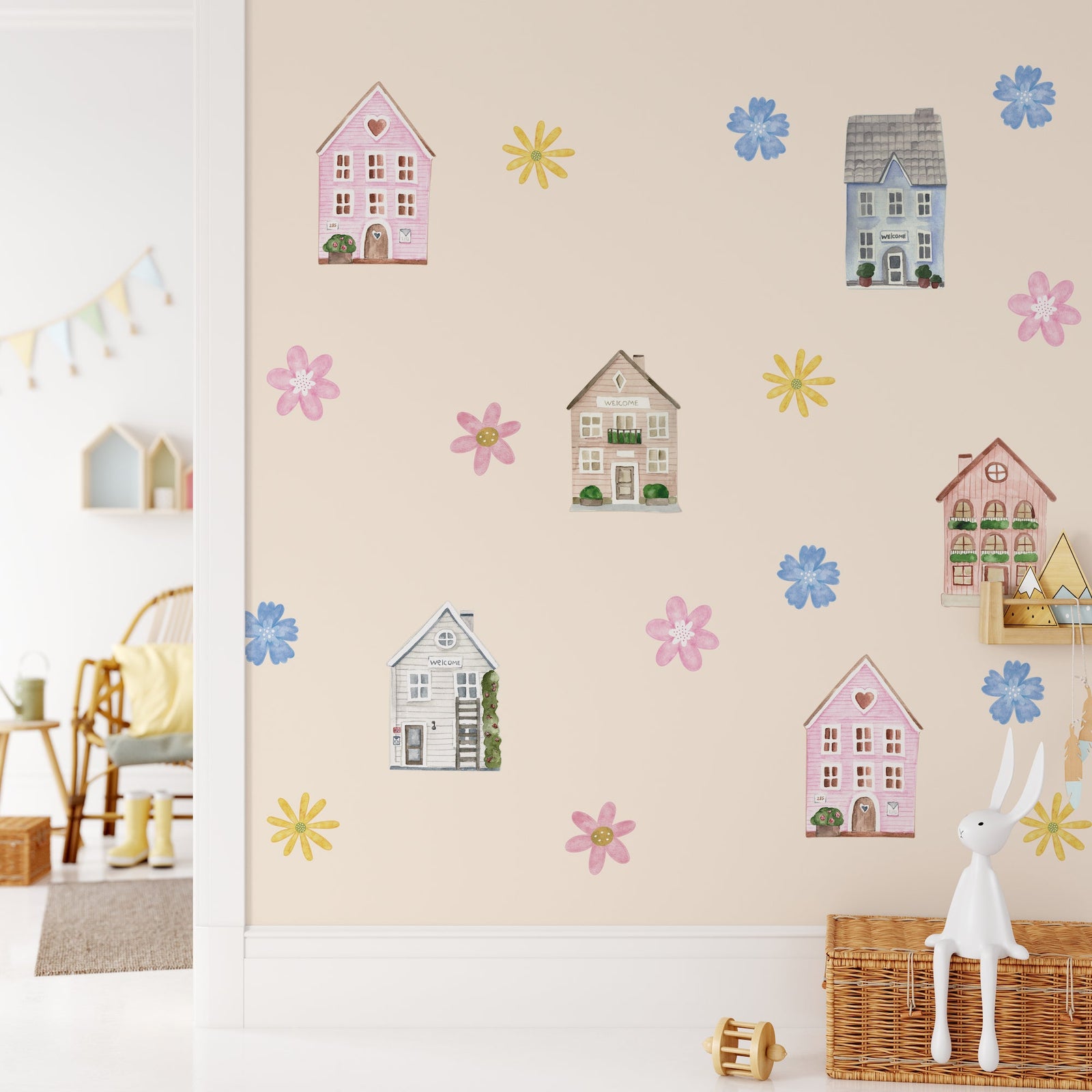 Cute House Wall Decals