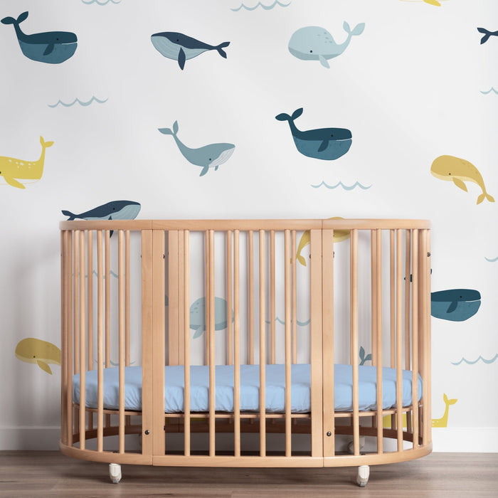 Cute Whales Wall Decal Set