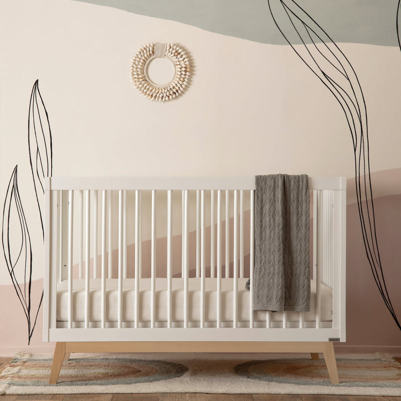 Soho 3-in-1 Convertible Crib - White/Natural - Project Nursery