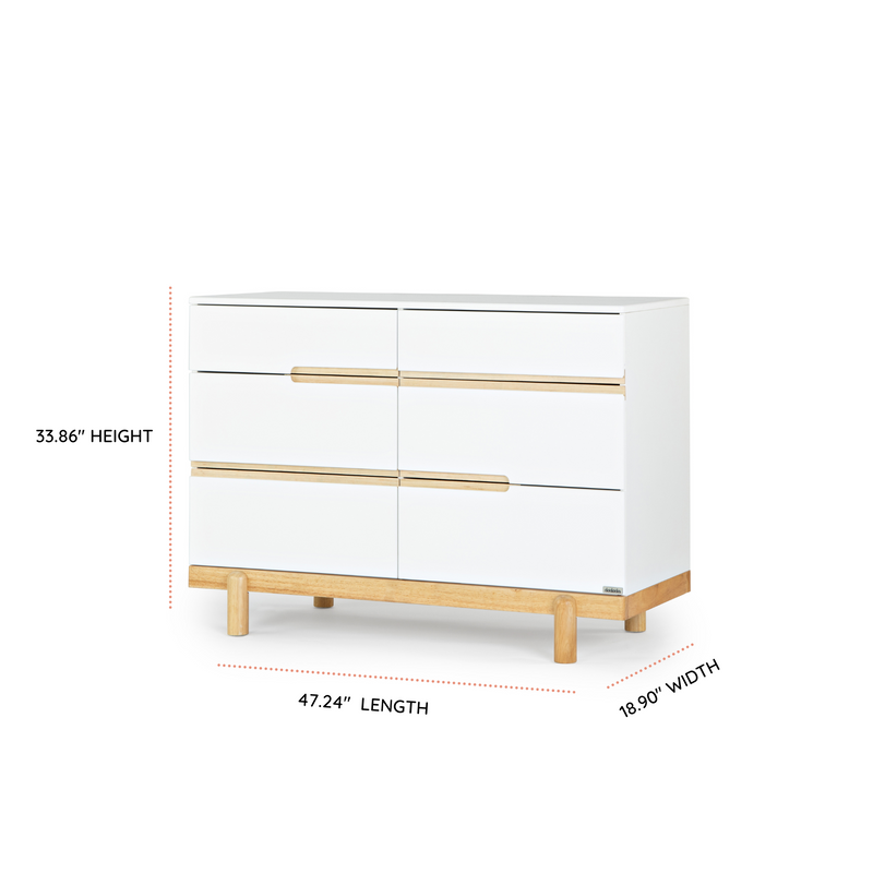 Bliss 6-Drawer Dresser