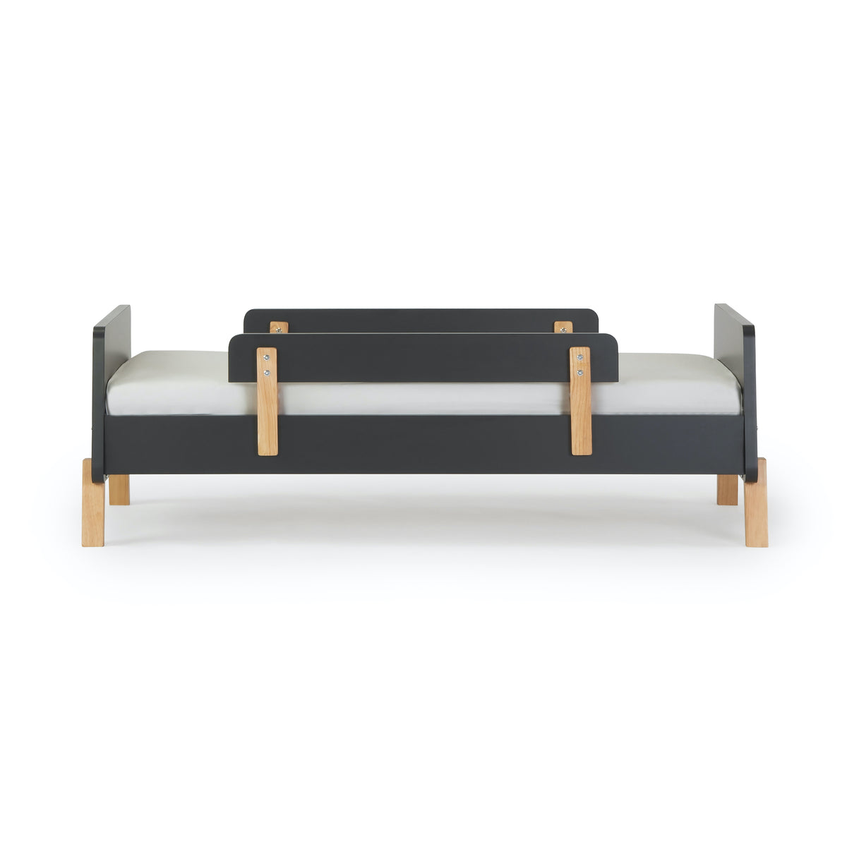 Muse Toddler Bed - Graphite + Natural