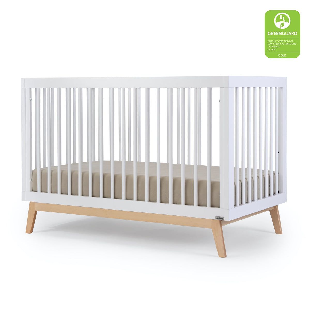 Soho 3-in-1 Convertible Crib - White/Natural - Project Nursery