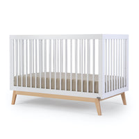 Soho 3-in-1 Convertible Crib - White/Natural - Project Nursery