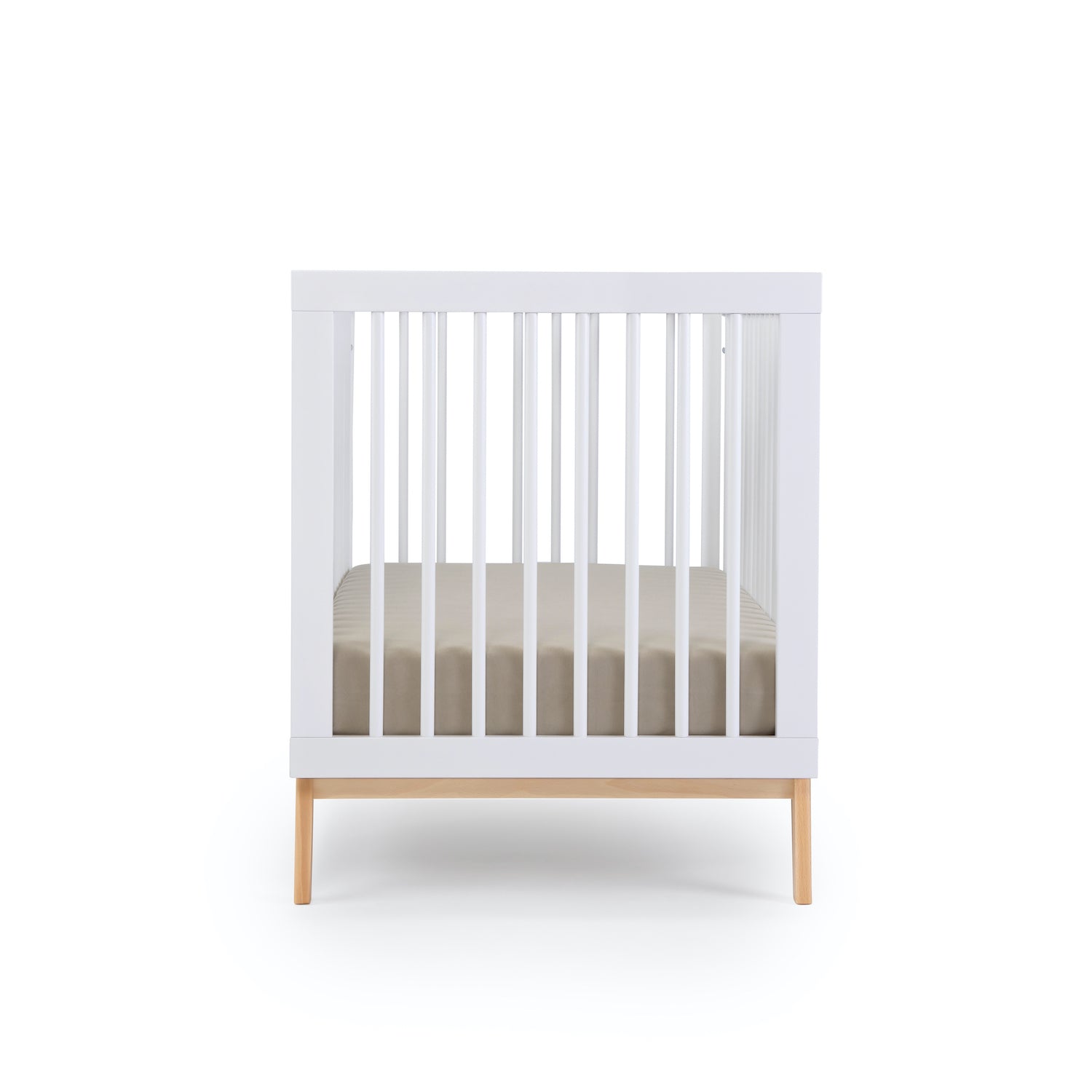 Soho 3-in-1 Convertible Crib - White/Natural - Project Nursery
