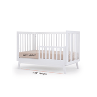 Soho 3-in-1 Convertible Crib - White - Project Nursery