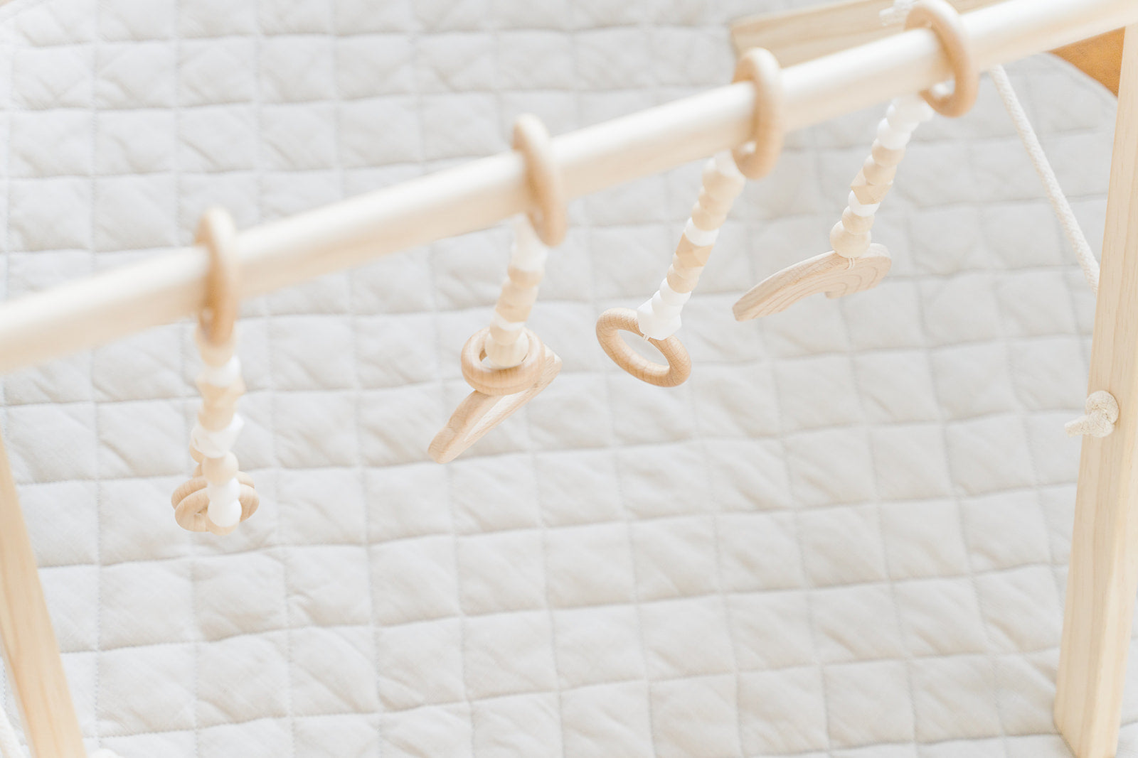 Round Linen Baby Play Mat