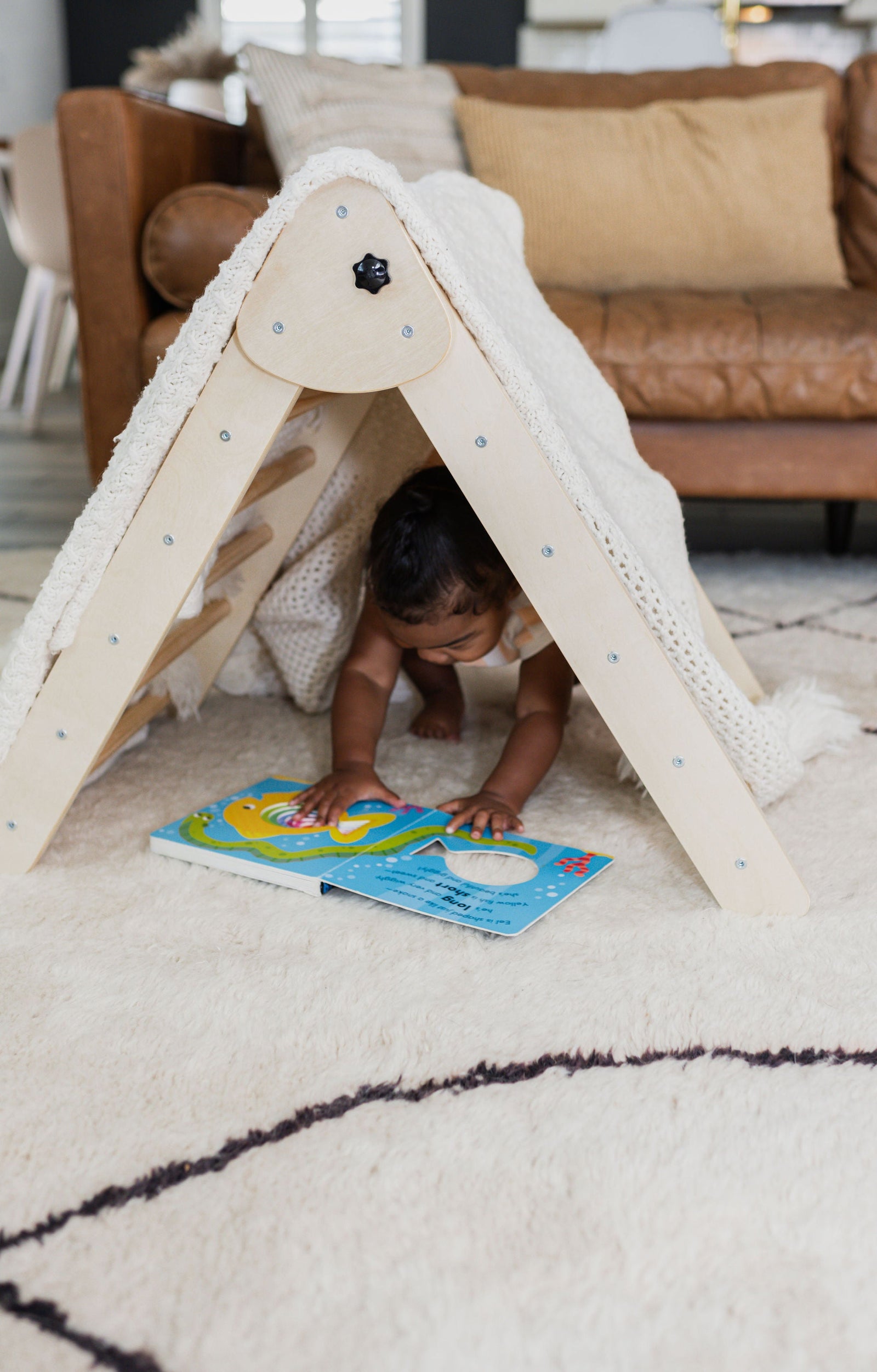 Triangle + Ramp Montessori Climber Set