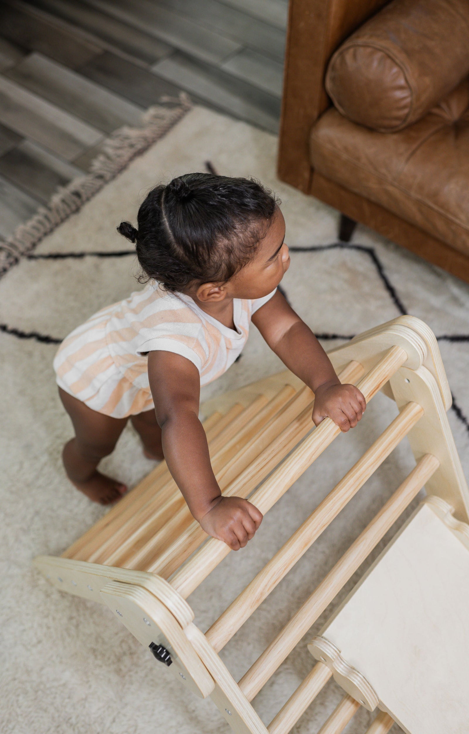 Triangle + Ramp Montessori Climber Set