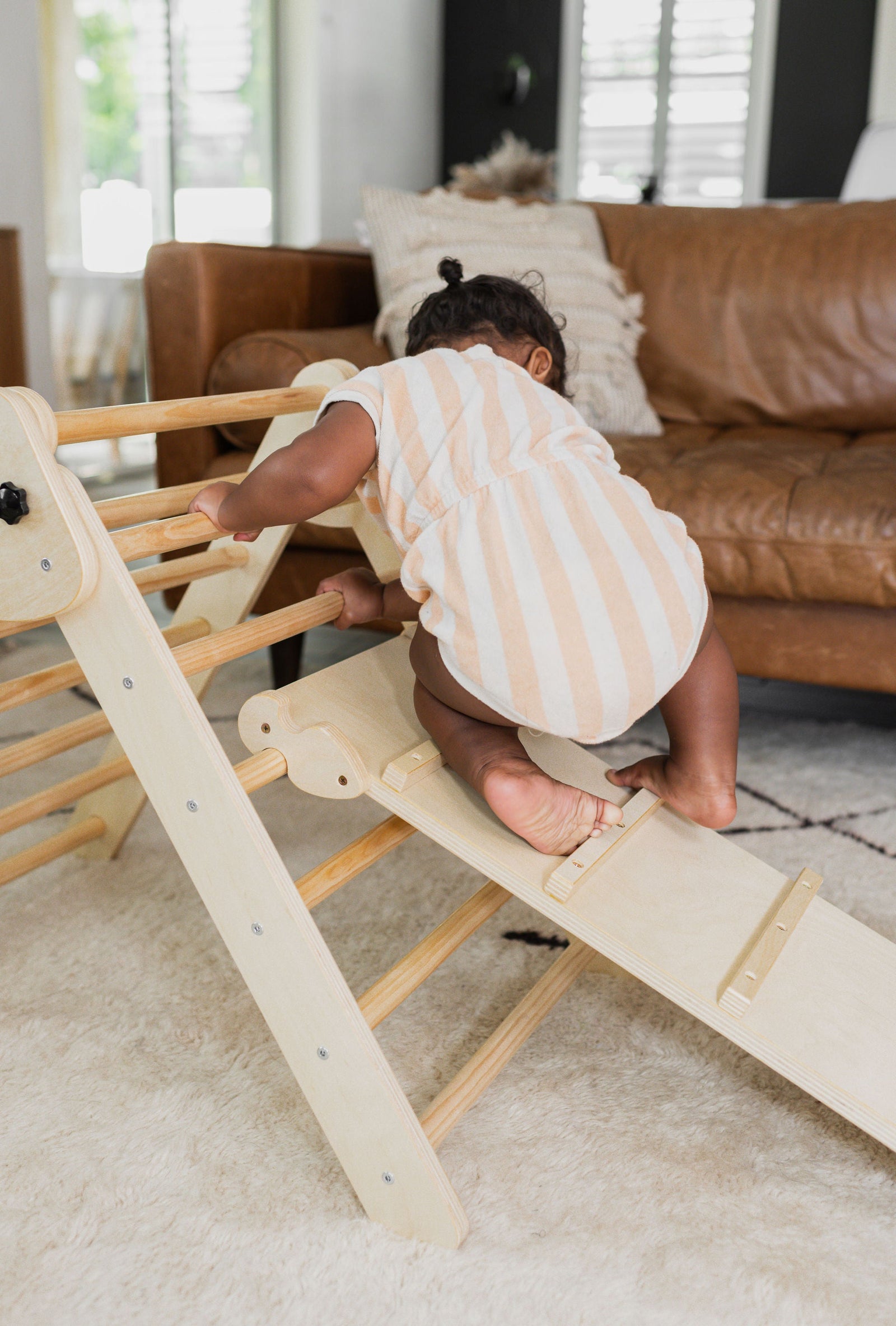 Triangle + Ramp Montessori Climber Set