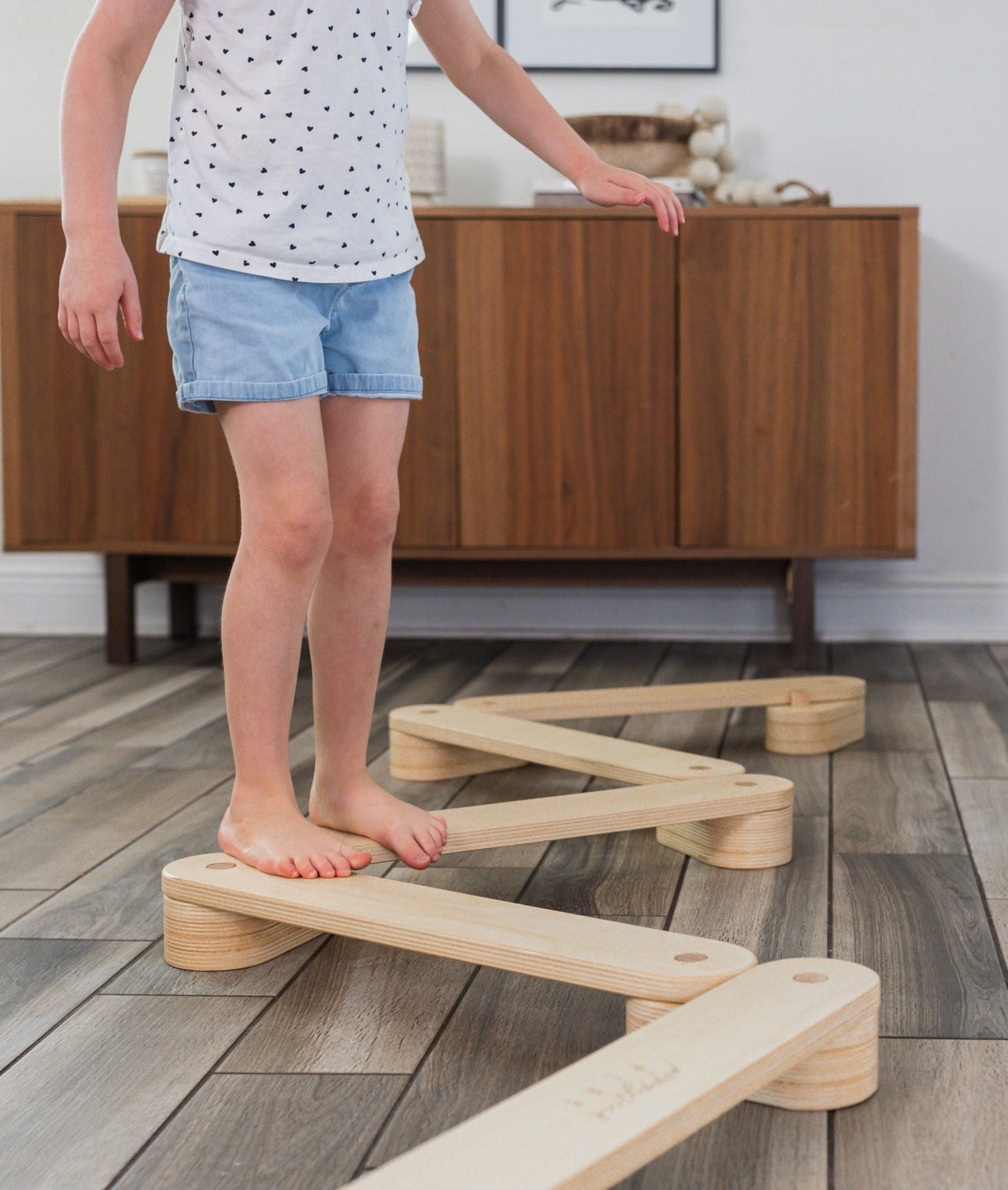 Wooden Balance Beam Set