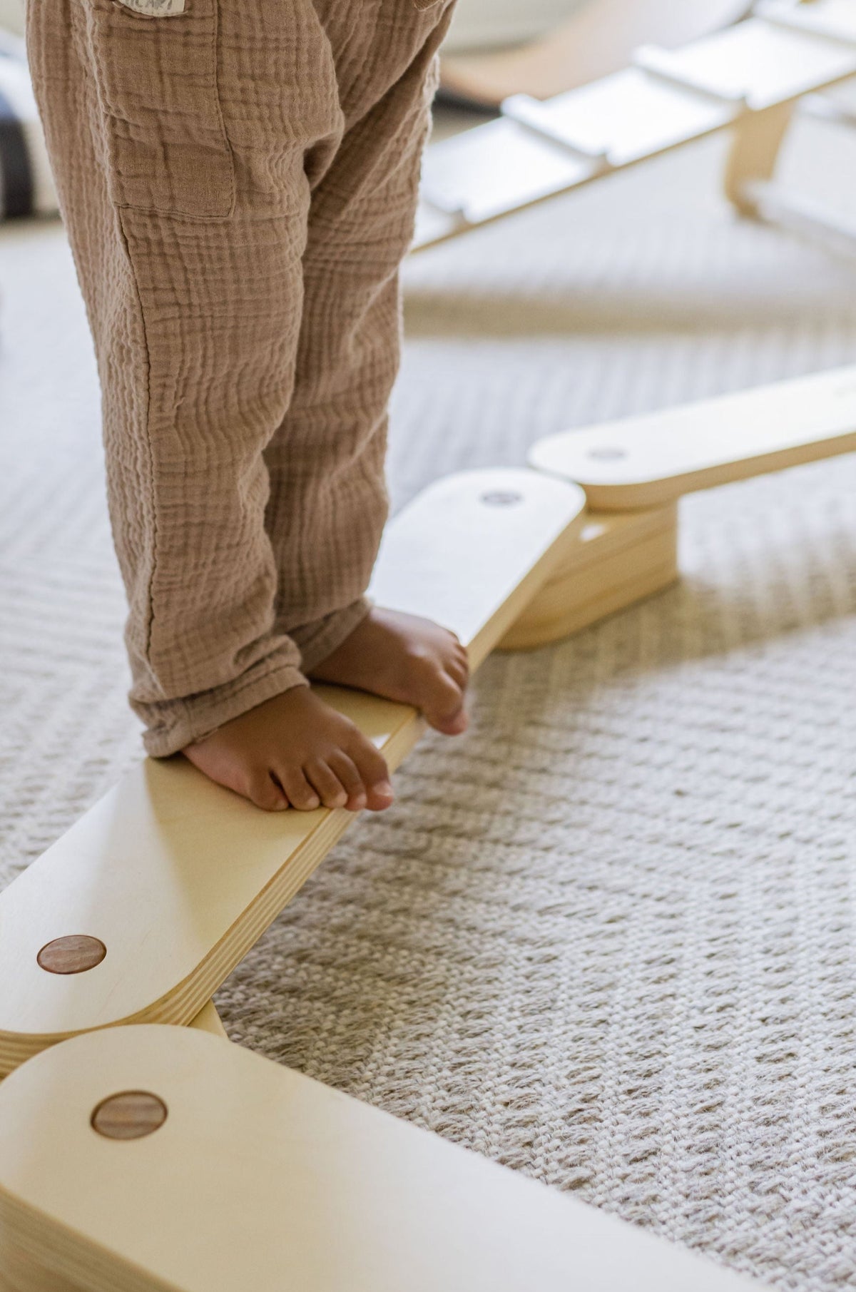 Wooden Balance Beam Set