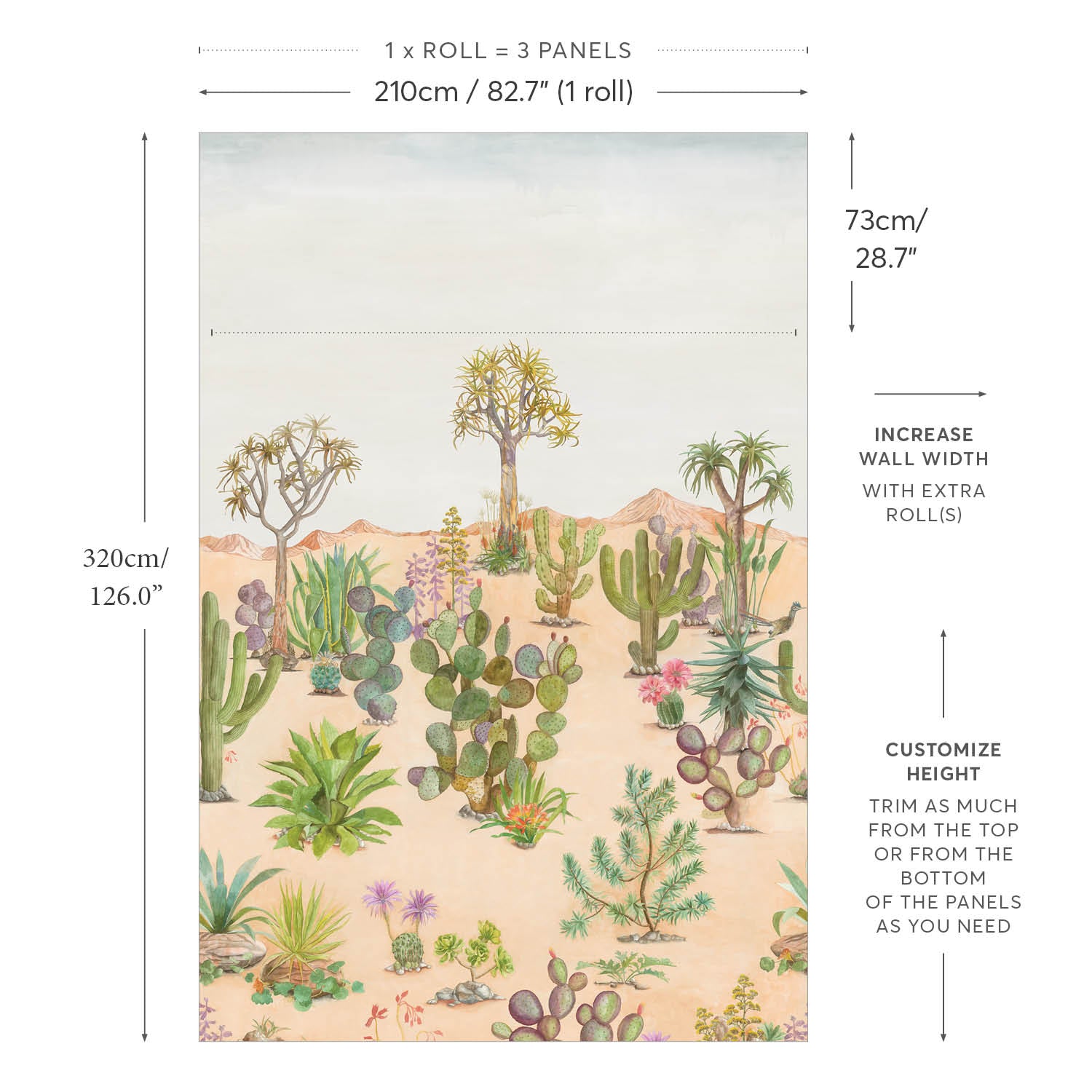 Desert Wallpaper Mural