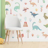 Prehistoric Pals Dinosaur Fabric Wall Decals