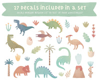 Prehistoric Pals Dinosaur Fabric Wall Decals