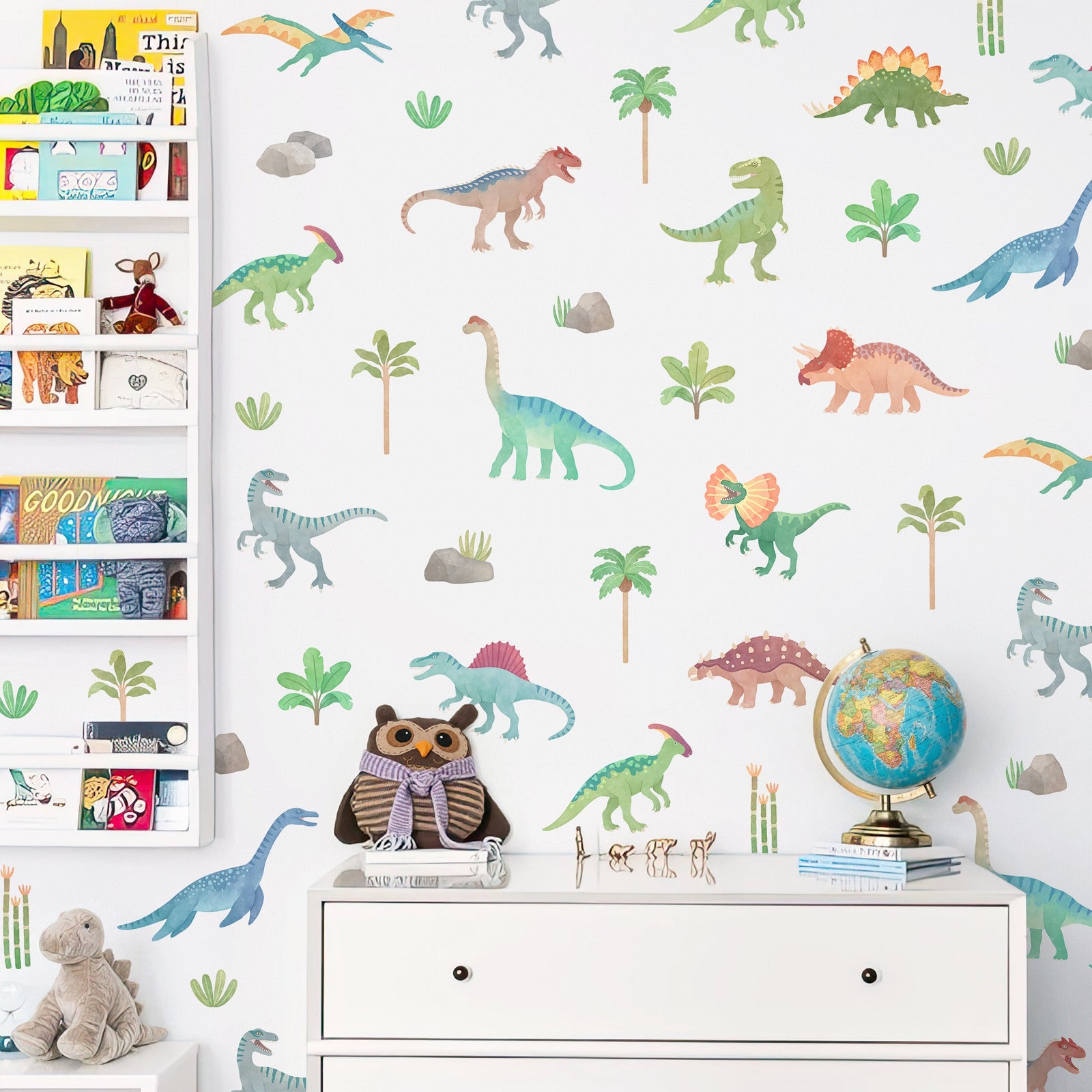 Prehistoric Predator Dinosaur Fabric Wall Decals