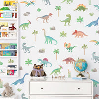 Prehistoric Predator Dinosaur Fabric Wall Decals
