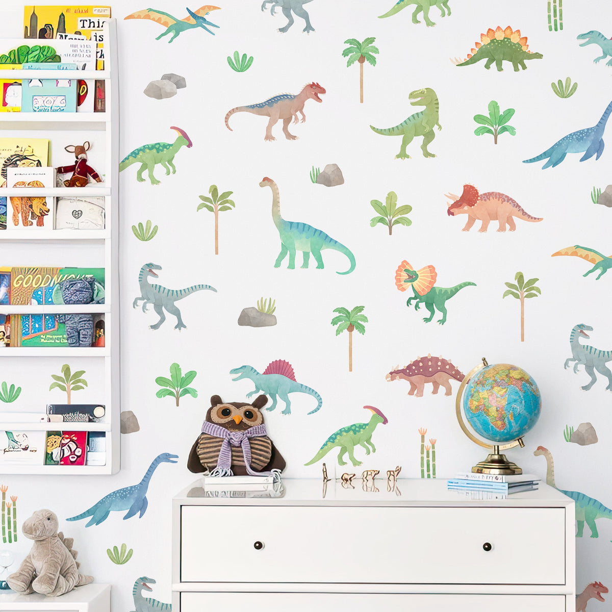 Prehistoric Predator Dinosaur Fabric Wall Decals