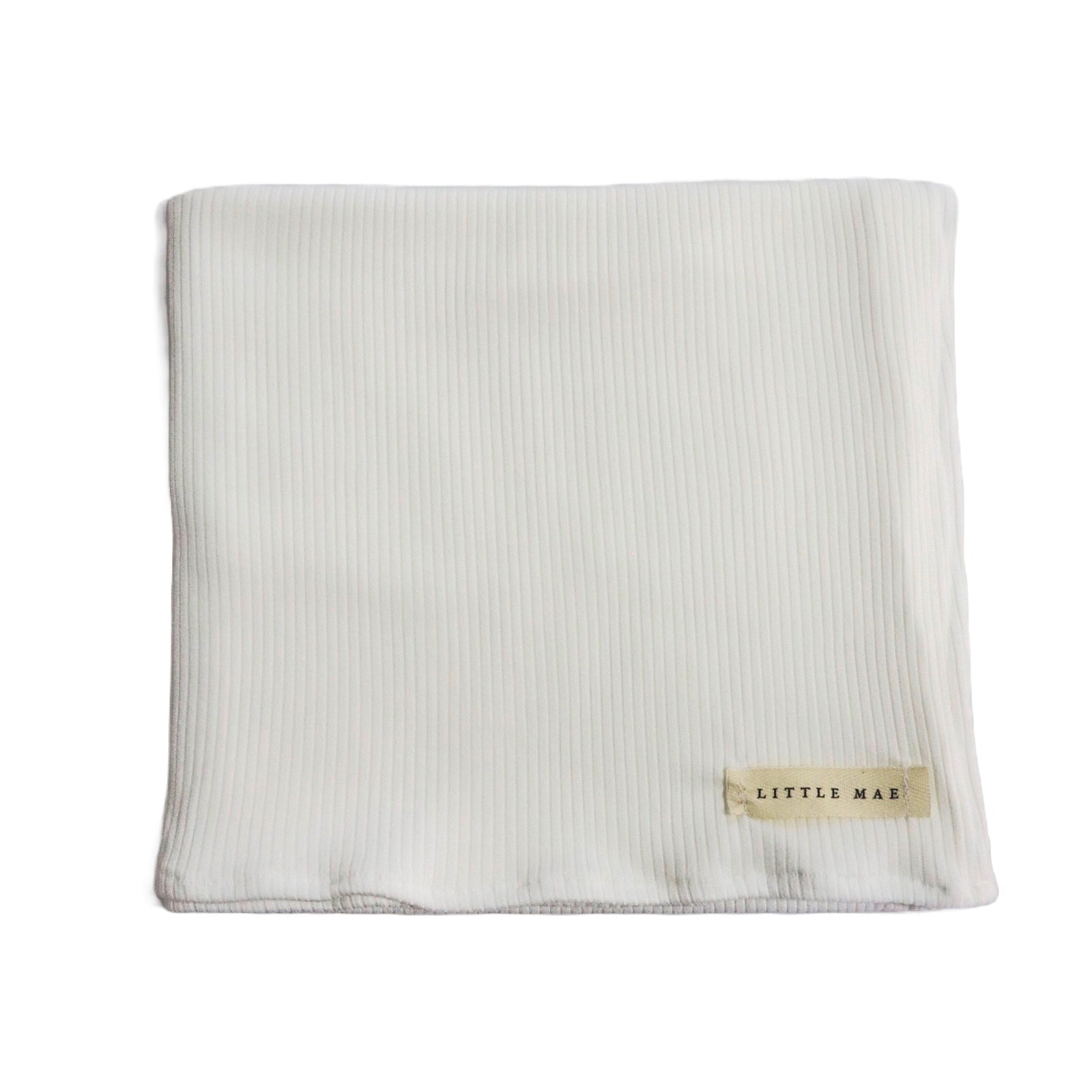 Dove Ribbed Stretch Swaddle Blanket