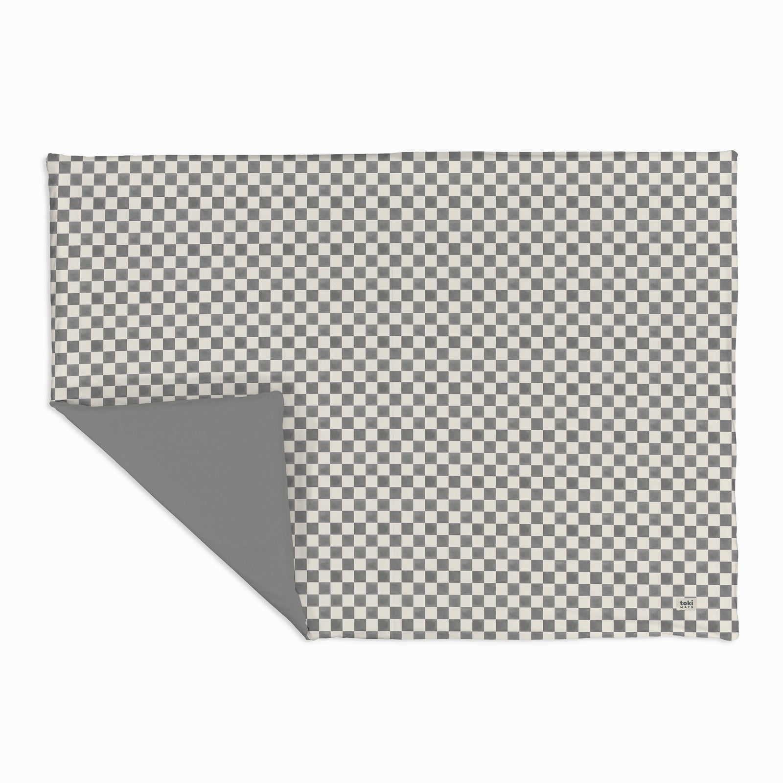 Toki Kids x Project Nursery Checker Padded Play Mat - Pepper