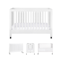 Maki Portable Folding Crib with Toddler Bed Conversion Kit