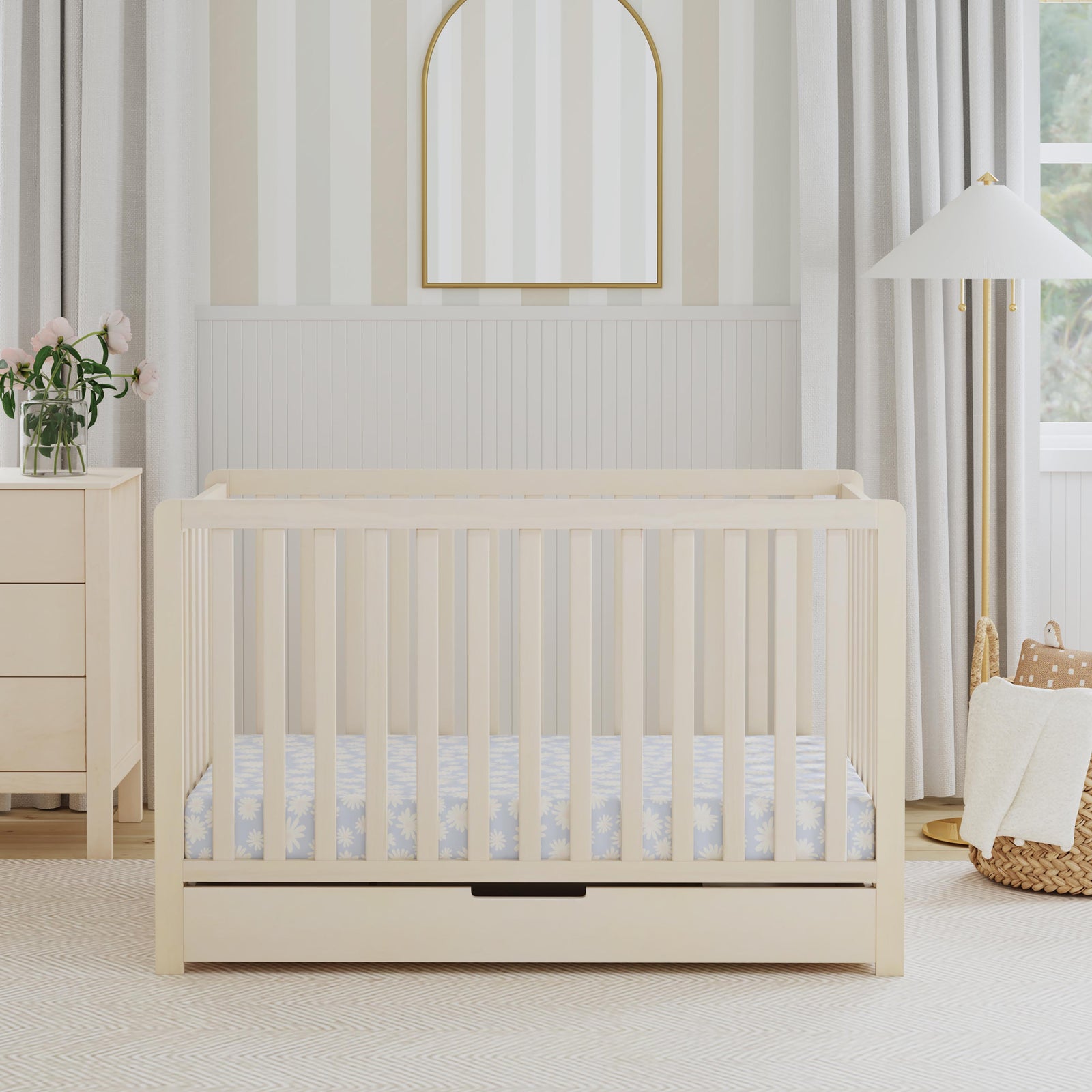 Colby 4-in-1 Convertible Crib with Trundle Drawer