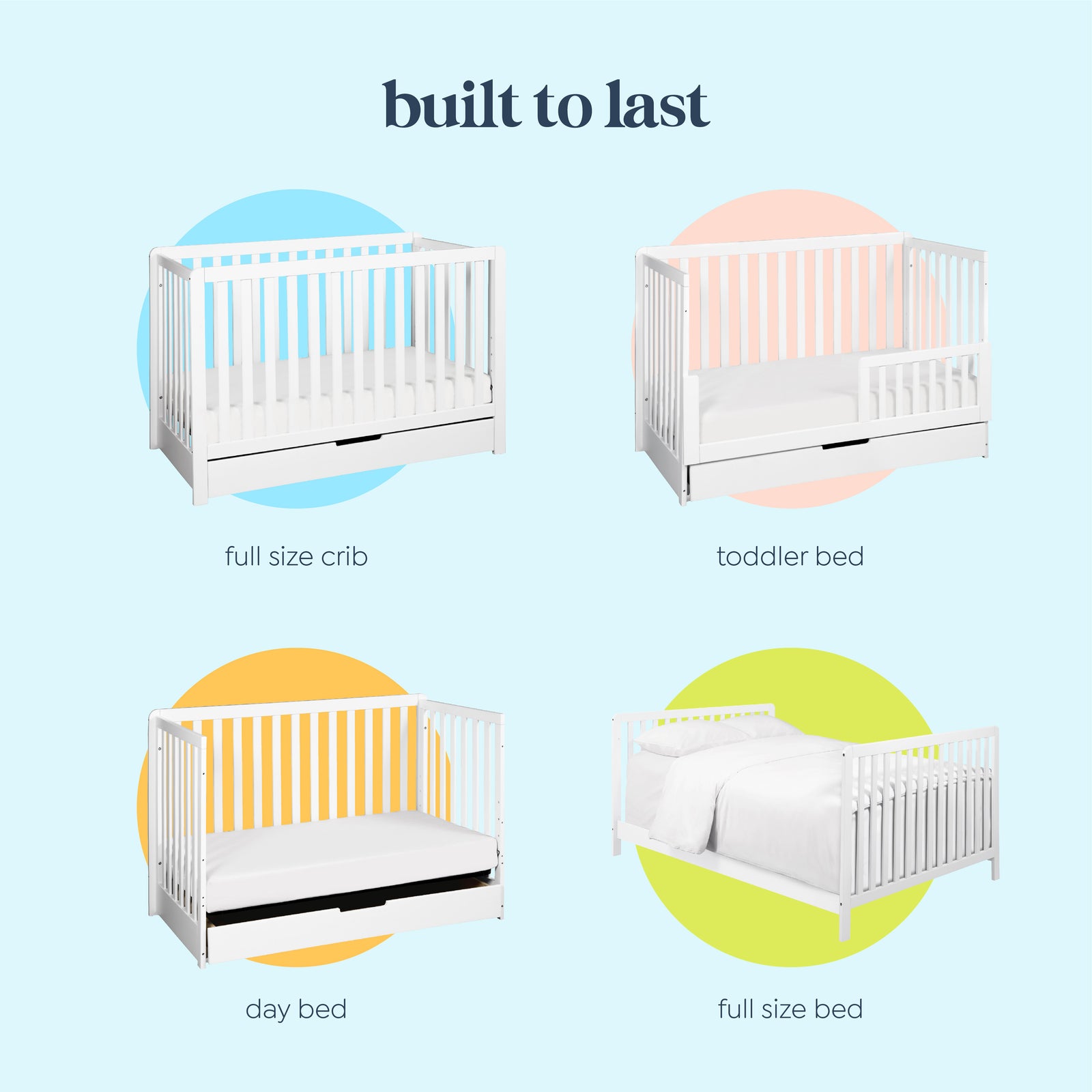 Colby 4-in-1 Convertible Crib with Trundle Drawer