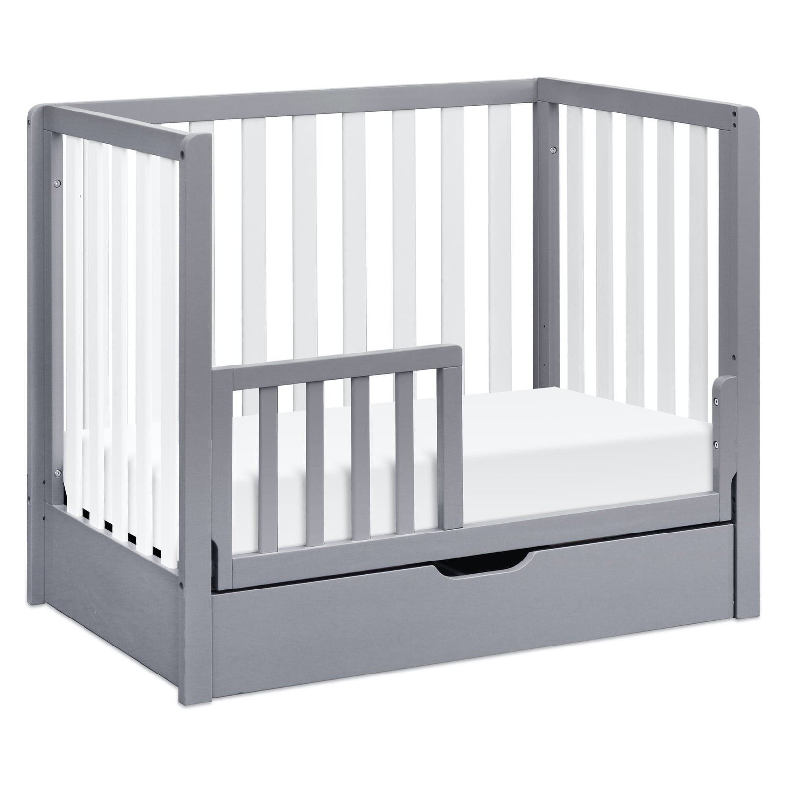 Colby 4-in-1 Convertible Mini Crib with Trundle Drawer