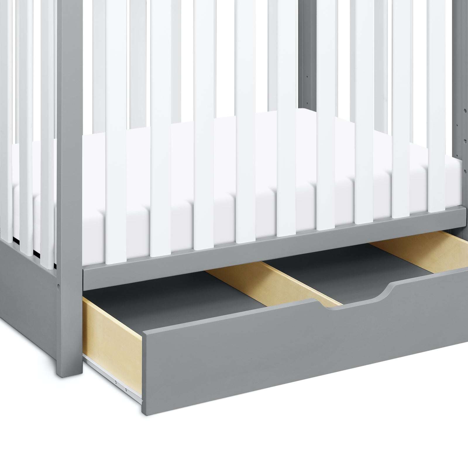Colby 4-in-1 Convertible Mini Crib with Trundle Drawer