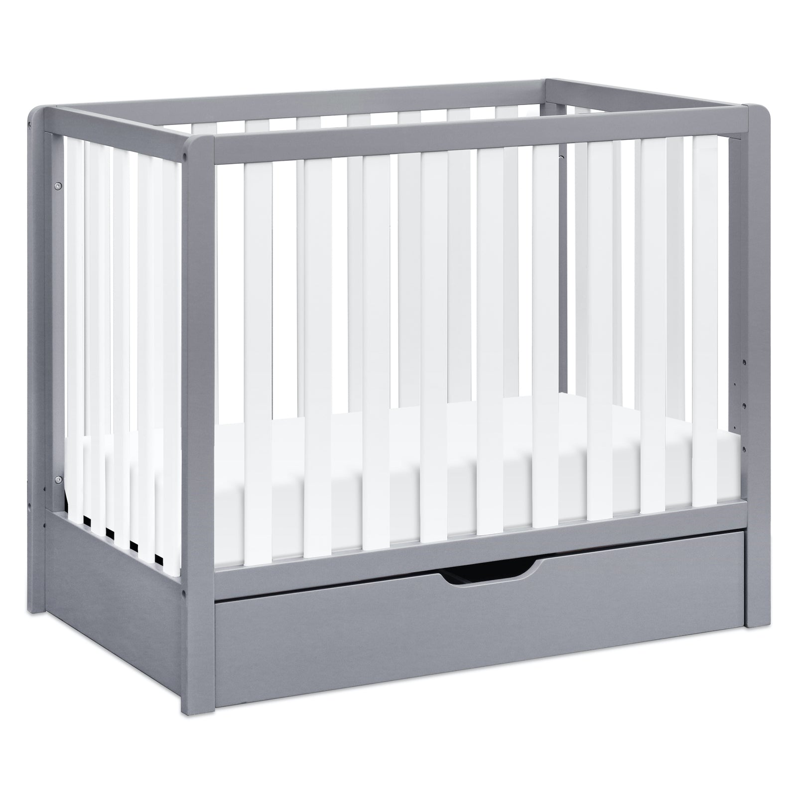 Colby 4-in-1 Convertible Mini Crib with Trundle Drawer