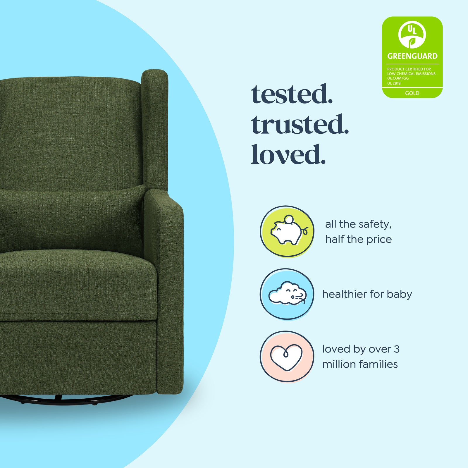Arlo Recliner + Swivel Glider
