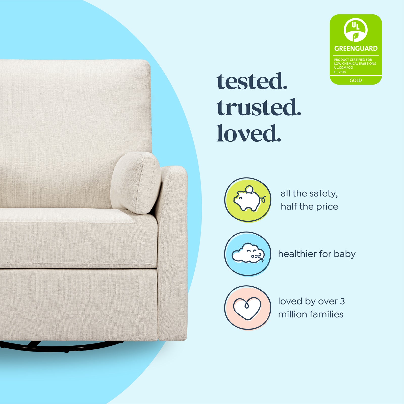 Ethan Swivel Recliner + Swivel Glider