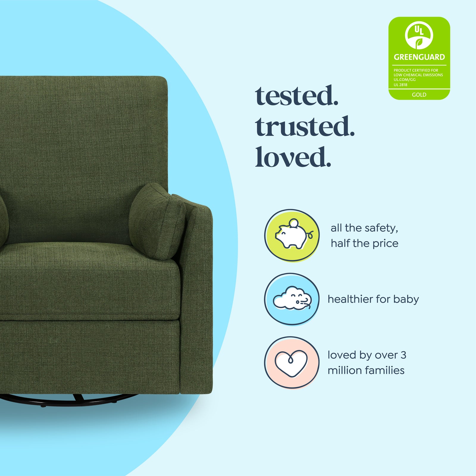 Ethan Swivel Recliner + Swivel Glider