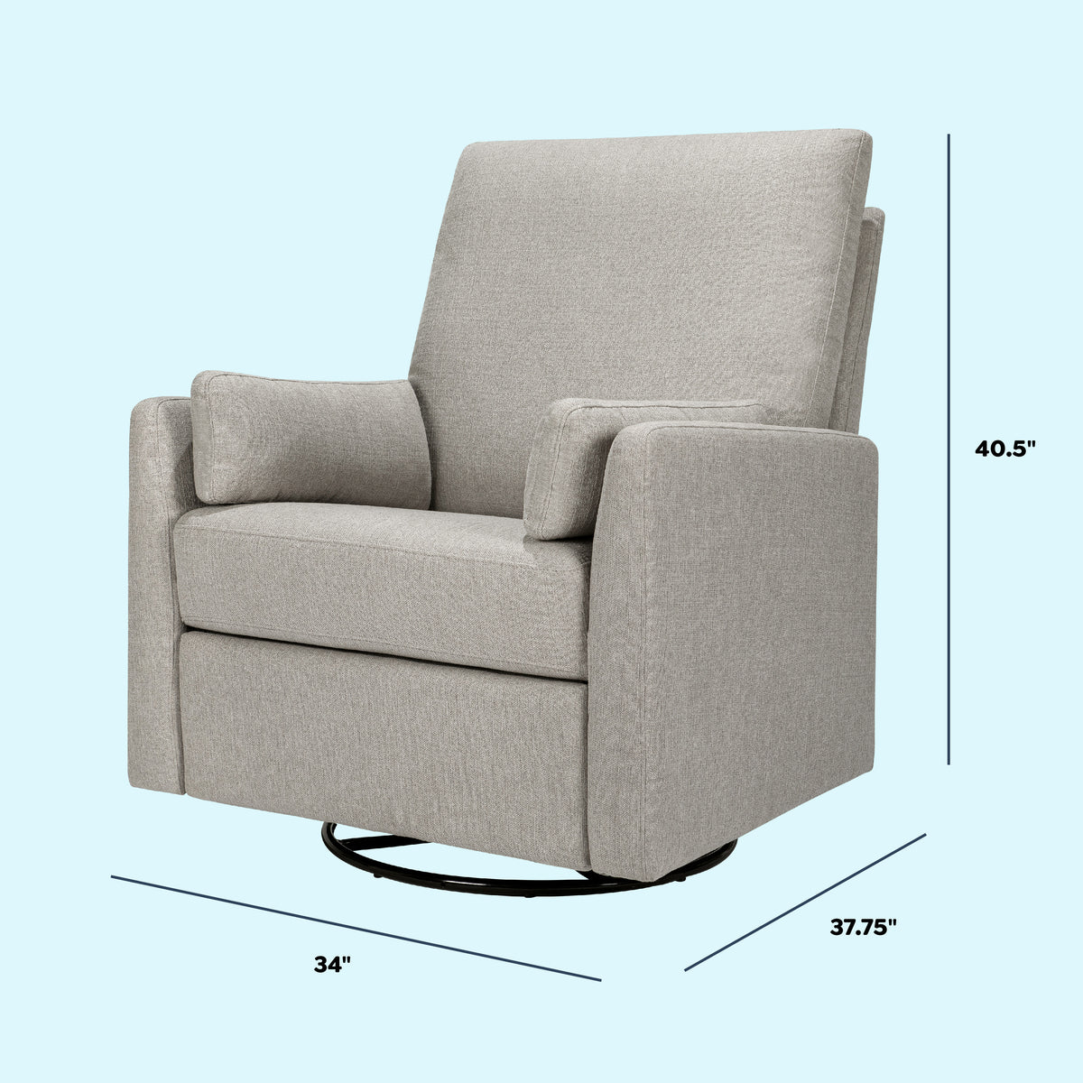 Ethan Recliner + Swivel Glider in Water Repellent + Stain Resistant Fabric