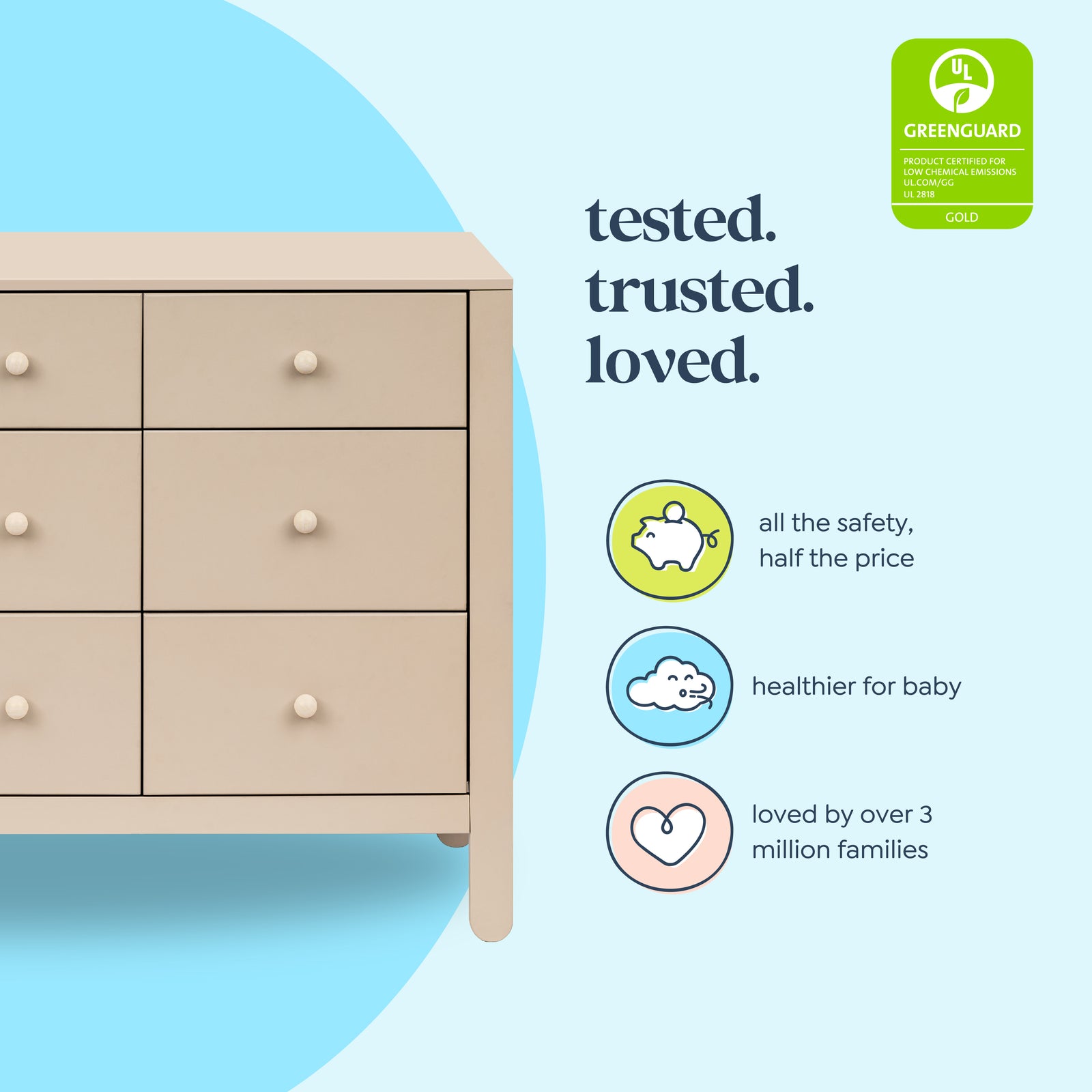 Sprout 6-Drawer Dresser (48")
