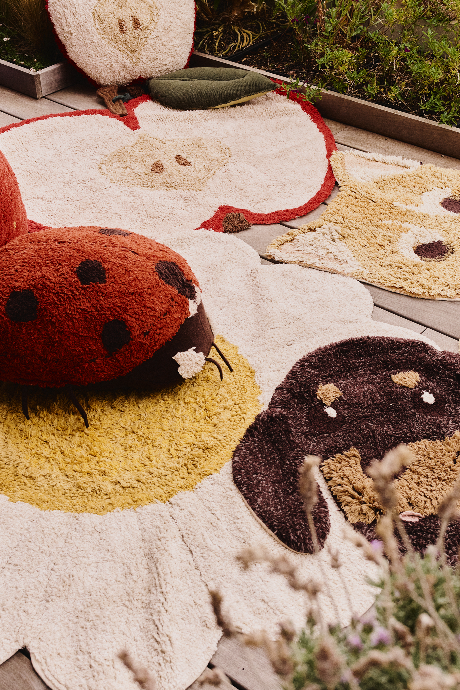 Ladybug Floor Cushion