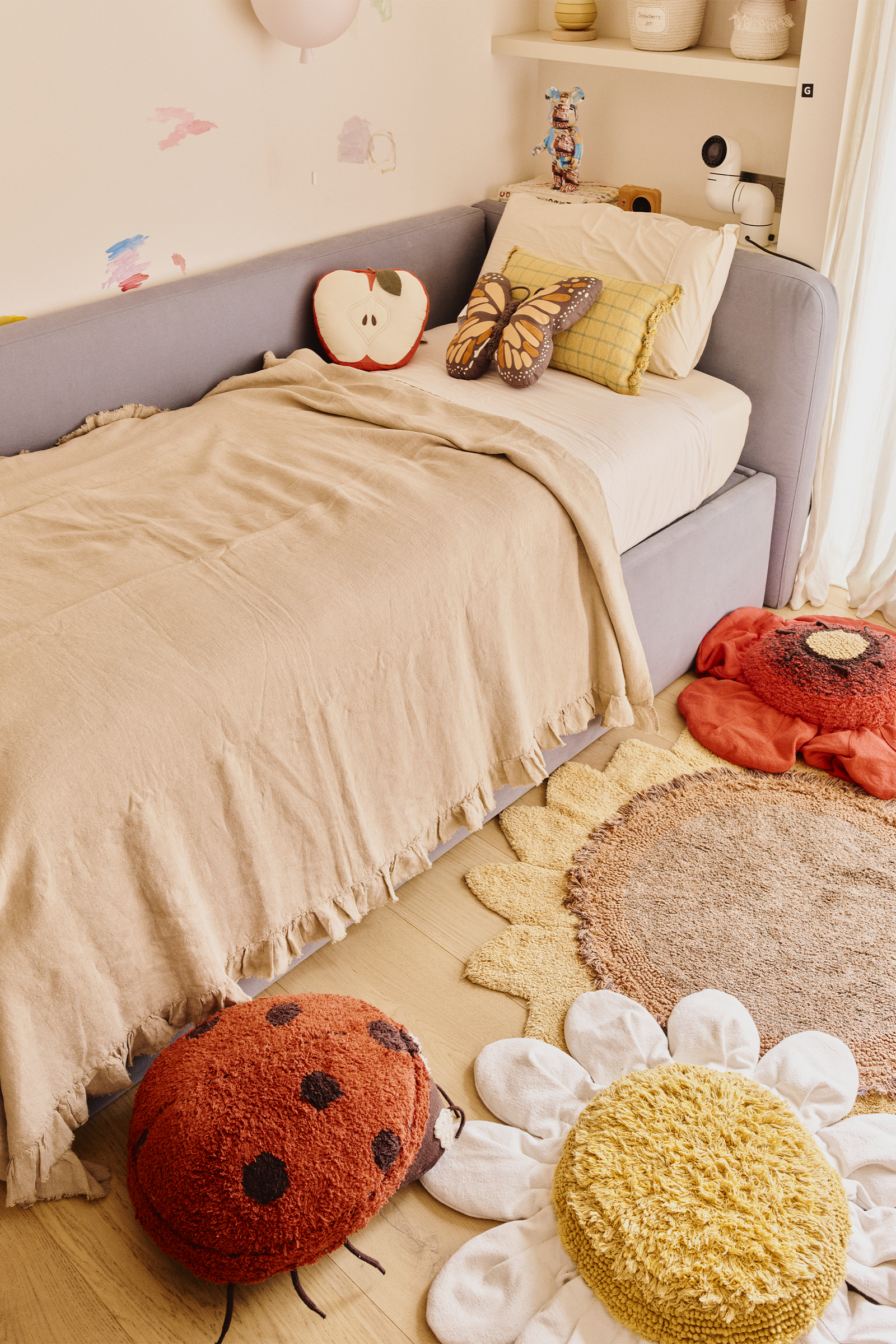 Ladybug Floor Cushion