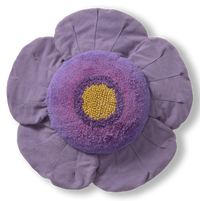 Purple Poppy Floor Cushion