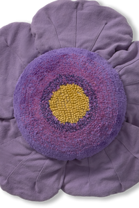 Purple Poppy Floor Cushion