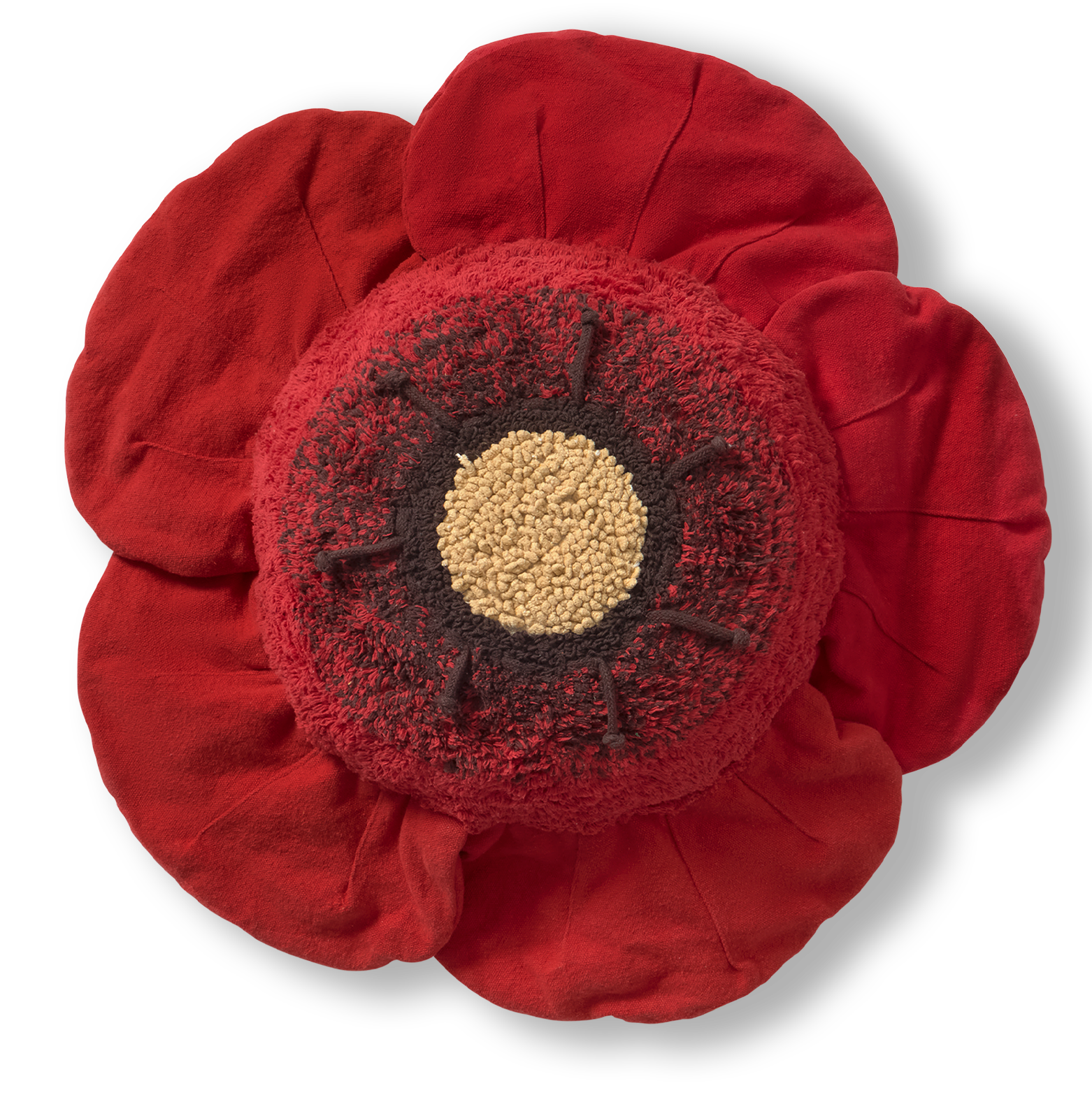 Red Poppy Floor Cushion