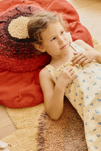 Red Poppy Floor Cushion