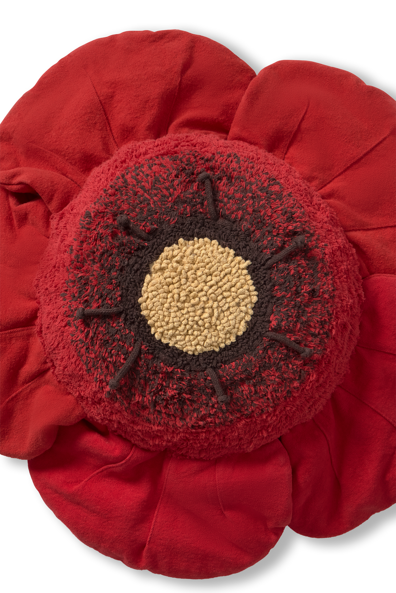 Red Poppy Floor Cushion